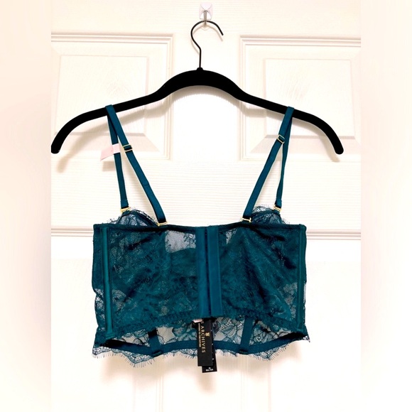 NWT Victoria’s Secret VS Archives Rose Lace Corset Top - Picture 6 of 7